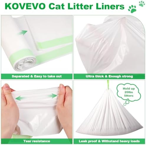 100 PCS Jumbo Cat Litter Box Liners - Image 5