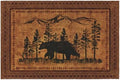 Giwawa Forest Bear Bath Rug Rustic Cabin Absorbent Plush Floor Mat 24"x35" Soft by Giwawa