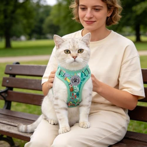 BEAUTYZOO Cat Harness and Leash Set, Escape Proof and Adjustable - Image 6