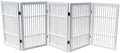 Urnporium Pet Dog Gate Freestanding, Strong Durable Folding Wooden Fence by Urnporium