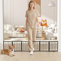 Snuowu 16" Freestanding Short Dog Gate by SNUOWU