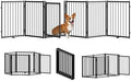 SNUOWU Full Metal Freestanding Dog Gate by SNUOWU