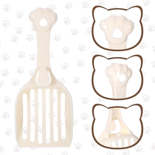 COMNICO Cat Litter Scoop, Durable Plastic Kitty Litter Sifter Scooper - Image 4