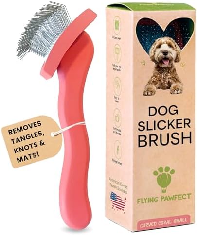Slicker Brush for Dogs by FlyingPawfect