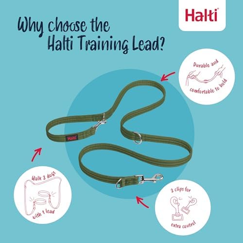 Halti Training Dog Leash | Size S, Forest Green | 2m Length - Image 3