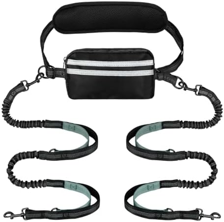 Hands Free Dog Leash for Two Dogs Walking, by Yicostar