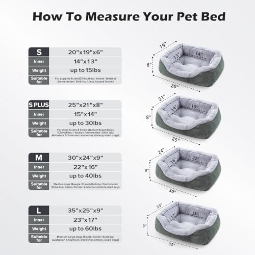 INVENHO Large Dog Beds Large Sized, Washable Orthopedic Warming Soft Sleeping - Image 5