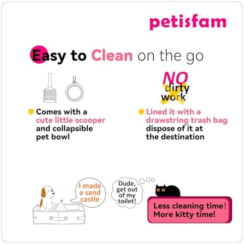 Travel Light with Portable Cat Litter Box Without Any Mess. Ultra-Lightweight - Image 7
