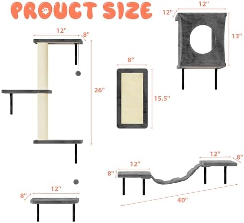 Cat Wall Shelves Set - Image 5