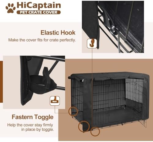 HiCaptain 48-Inch Dog Crate Cover - Image 4