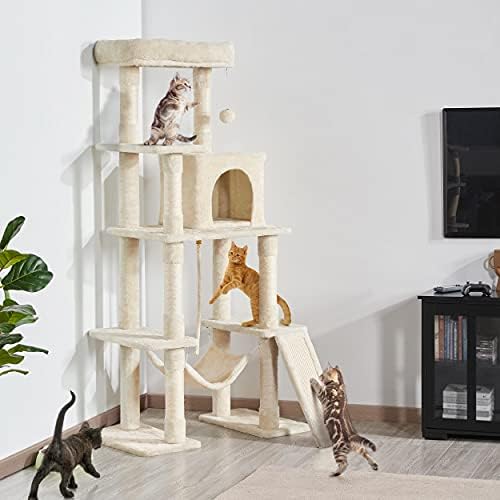 Yaheetech 54in Cat Tree Tower for Large Cats - Image 2