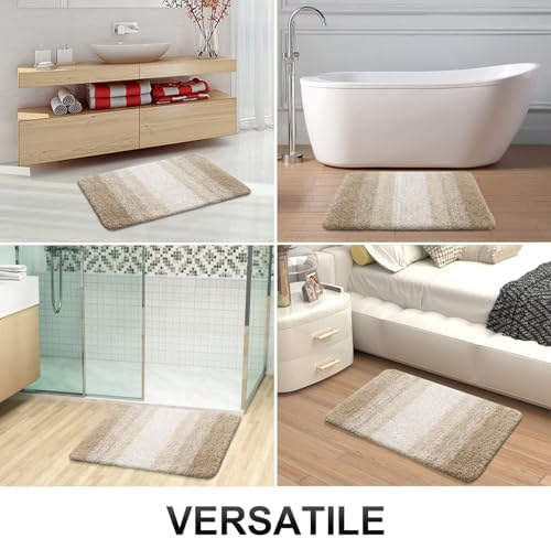 OLANLY Bathroom Runner Rug 59x24, Extra Soft Absorbent Microfiber Bath Rugs - Image 6
