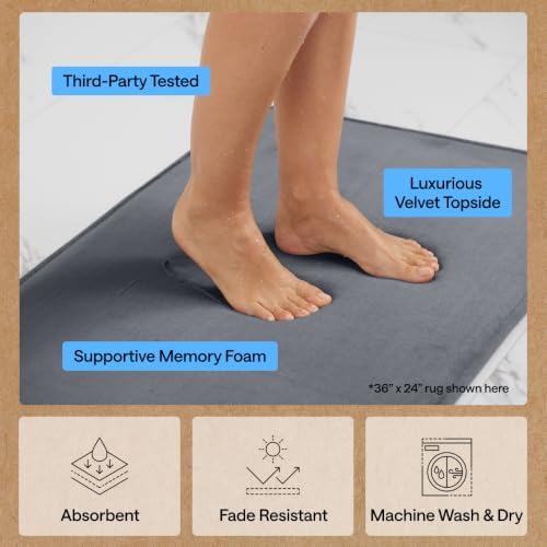 GORILLA GRIP® Memory Foam Bath Rug - Image 5