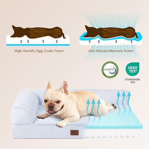 EHEYCIGA Orthopedic Dog Bed Medium Size, Memory Foam Dog Bed - Image 4