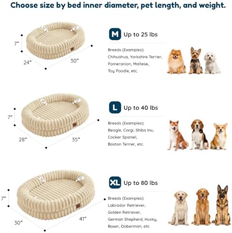 ChiXnuggle Orthopedic Dog Bed, Washable Cover, Faux Fur Bolster Pet Couch - Image 2
