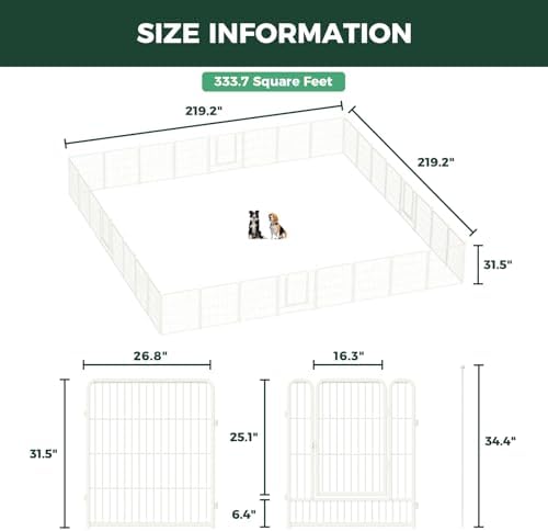 FXW Rollick Dog Playpen, Yard & RV Camping, 32 Panels - Image 6