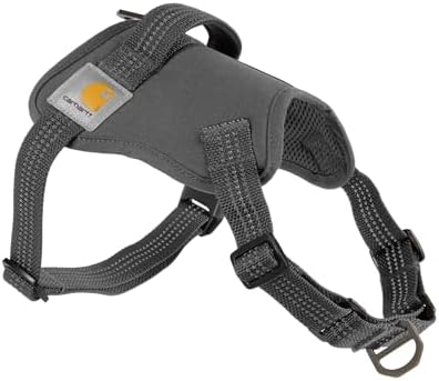 Carhartt Nylon Duck No Pull Dog Harness Gravel L by Carhartt