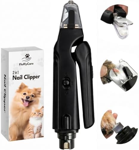2-in-1 Dog & Cat Nail Clipper and Grinder by FluffyCare