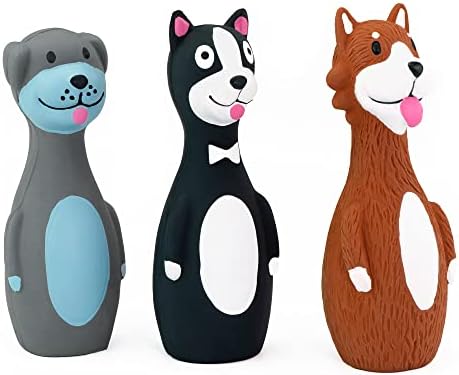 CHIWAVA 3PCS 5.7'' Squeaky Latex Short Standing Stick Toy - Image 3