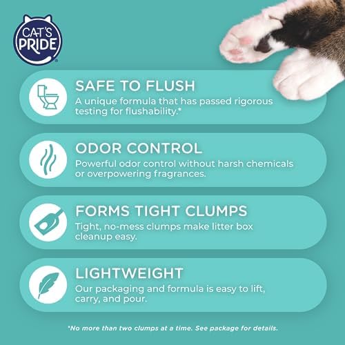 Cat's Pride Flushable Lightweight Scented Clumping Litter 10lb - Image 3
