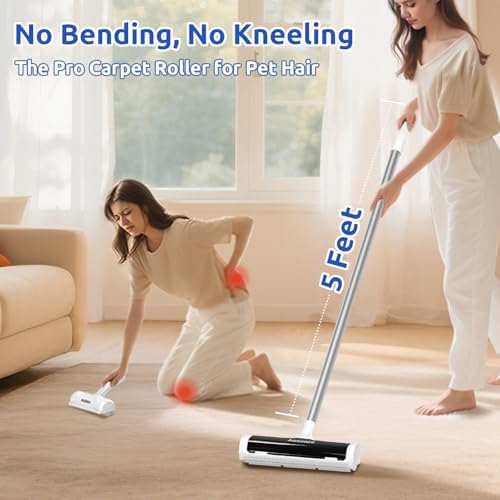 ACE2ACE A3 Pro Carpet Roller for Pet Hair, Carpet Pet Hair Removal Tool - Image 3
