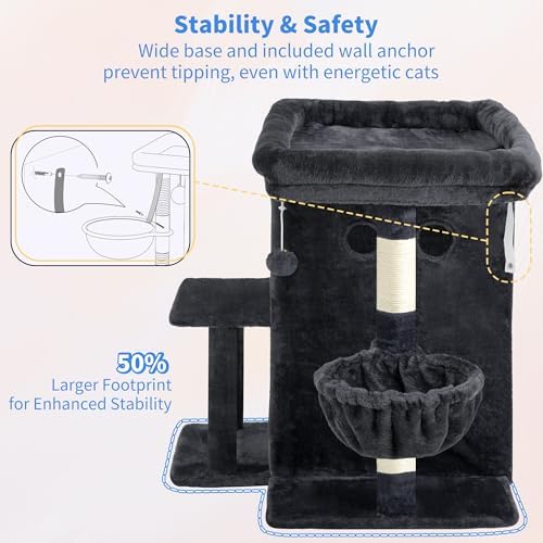 Heybly 26.3" Cat Tree for Large Cats - Image 4