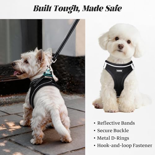 No Pull Dog Puppy Harness and Leash Set Reflective Mesh Vest Large - Image 5