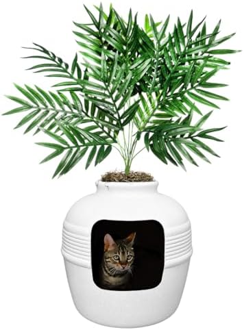 Good Pet Stuff Original Hidden Litter Box Planter, Decorative Cat Litter by TheGoodPetStuffCompany