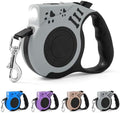 Retractable Dog Leash with USB Rechargeable Flashlight by COSOWO
