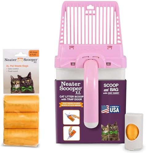 Neater Pet Brands Neater Scooper XL Cat Litter Scoop, 60 Refill Bags – by NeaterPetBrands