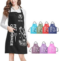 Custom Dog Grooming Apron with Logo Text, Pet Groomer Waterproof Aprons by Ussunarts