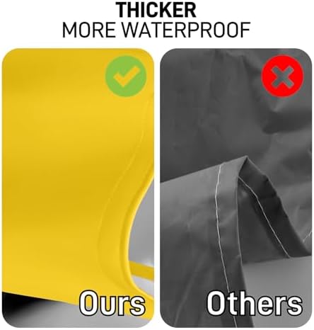 Waterproof Apron with Comfortable Adjustable Bib Rubber Vinyl Dishwasher Heavy - Image 3
