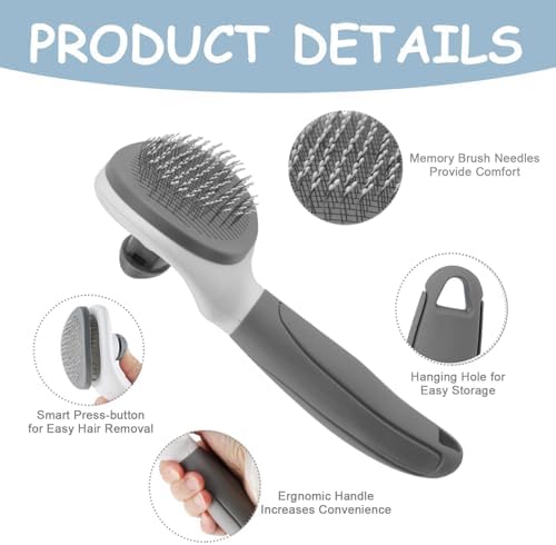 Cat Brushes for Indoor Cats, Dog Brush for Shedding - Image 3