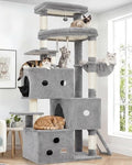 Heybly Cat Tree, 74-Inch Streamlined Cat Tower by HEYBLY