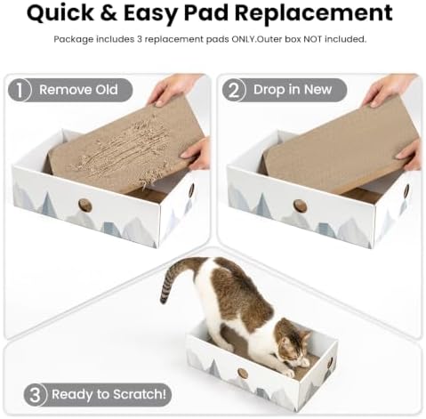 Conlun Cat Scratcher Heavy-Duty Double-Sided Cardboard Pad - Image 7