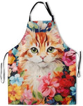Art Apron with Pocket for Women Men by DZGlobal