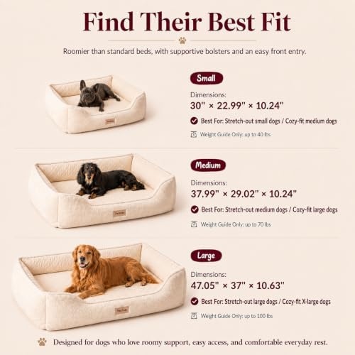 Cooling Orthopedic Dog Bed for Large Dogs, Memory Foam, Washable Cover - Image 2