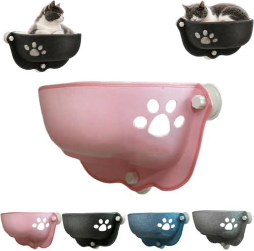 Cat Car Window Hammock with Soft Pad, Cat Car Window Seat，Pink：Small by Unknown