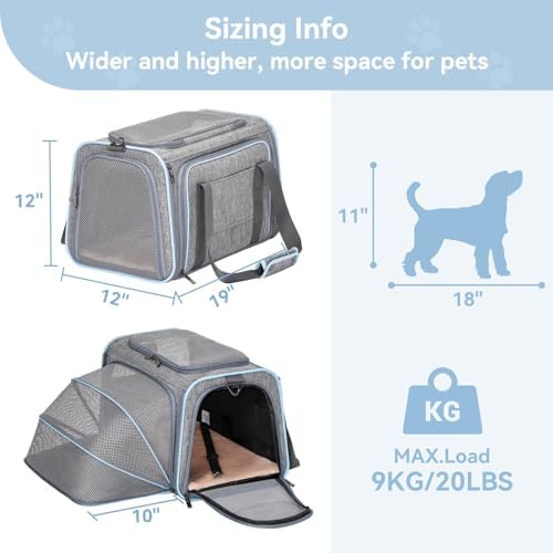 Petsfit Large Expandable Cat Carrier - Image 2