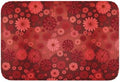 Red Flowers Bath Mat 24x16 Inch Non-Slip Soft Microfiber Bathroom Rugs Washable by Unknown