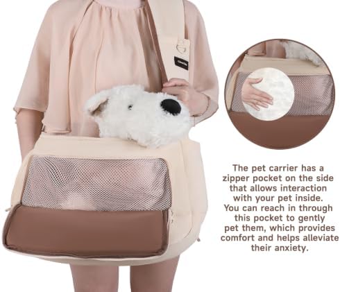Dog Sling Carrier for Dogs & Cats, Fits 7–18lbs, Lightweight Pet Carrier Bag - Image 5