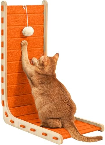 Felt Cat Scratcher for Indoor Cats, 26.8 Inch by NxwjoyPet