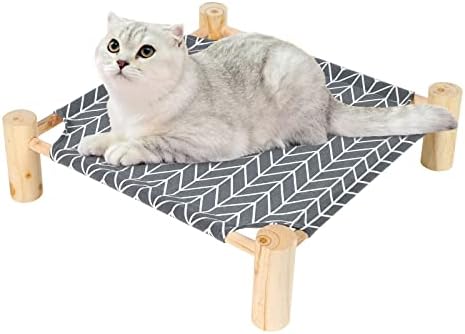 Patas Lague Cat Hammock Bed Small Eleveted Dog Bed 19x19 in Arrow - Image 2