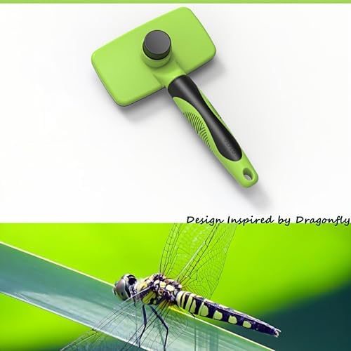 Self-Cleaning Slicker Brush for Dogs and Cats, Pet Grooming Brush for Shedding - Image 5