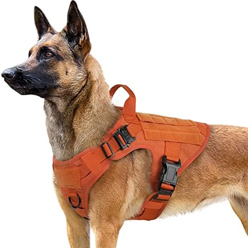 rabbitgoo Tactical Dog Harness for Large, Heavy Duty Military No Pull Vest by rabbitgoo