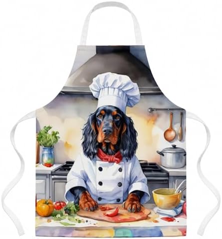 Caroline's Treasures Gordon Setter The Chef Apron Cooking Kitchen Server Baking by CarolinesTreasures