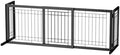 Bonnlo Free Standing Dog Gate, Metal Adjustable Pet Fence Indoor, Christmas by Bonnlo