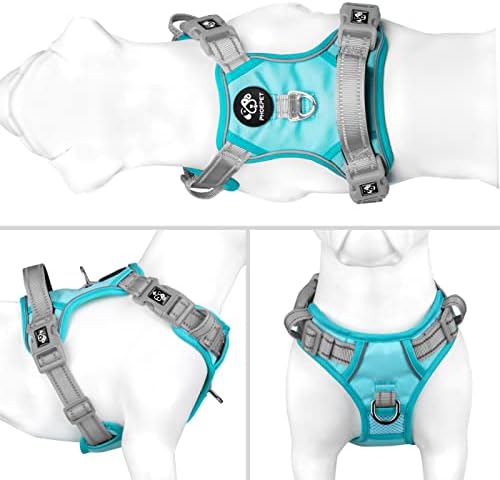 PHOEPET No Pull Dog Harness, Unique Colors Reflective Adjustable Dog Vest - Image 2