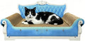 Luxury Cardboard Cat Scratcher Sofa Bed, Couch Shaped Scratching Board by INRLKIT