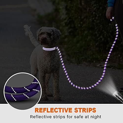 Taglory Rope Dog Leash for Small Medium Dogs, 6 FT Padded Handle - Image 5